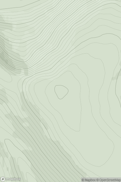 Thumbnail image for Meall Mor [Loch Tay to Perth] [NN849348] showing contour plot for surrounding peak